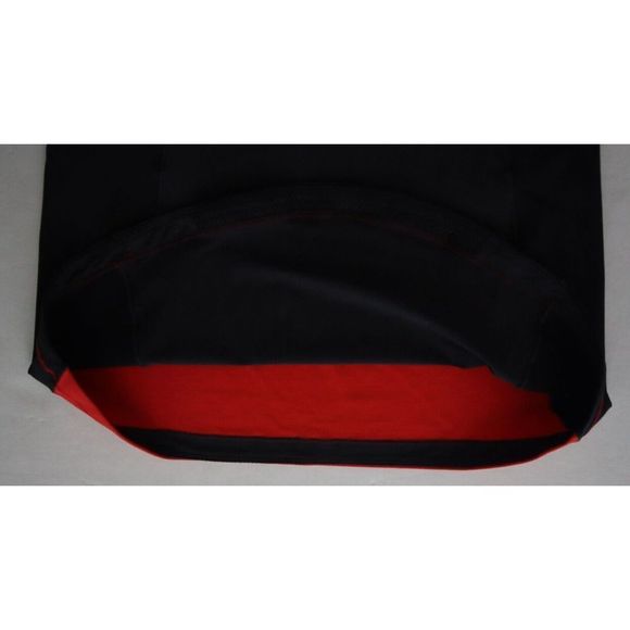 Lululemon Women's Sz 6 Red/Black Racerback High Neck Tank Top w/Built-in-Bra - Picture 6 of 6